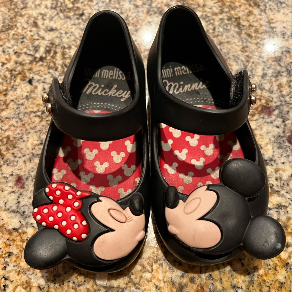 Mini Melissa Mickey and Minnie Mouse Disney Shoes